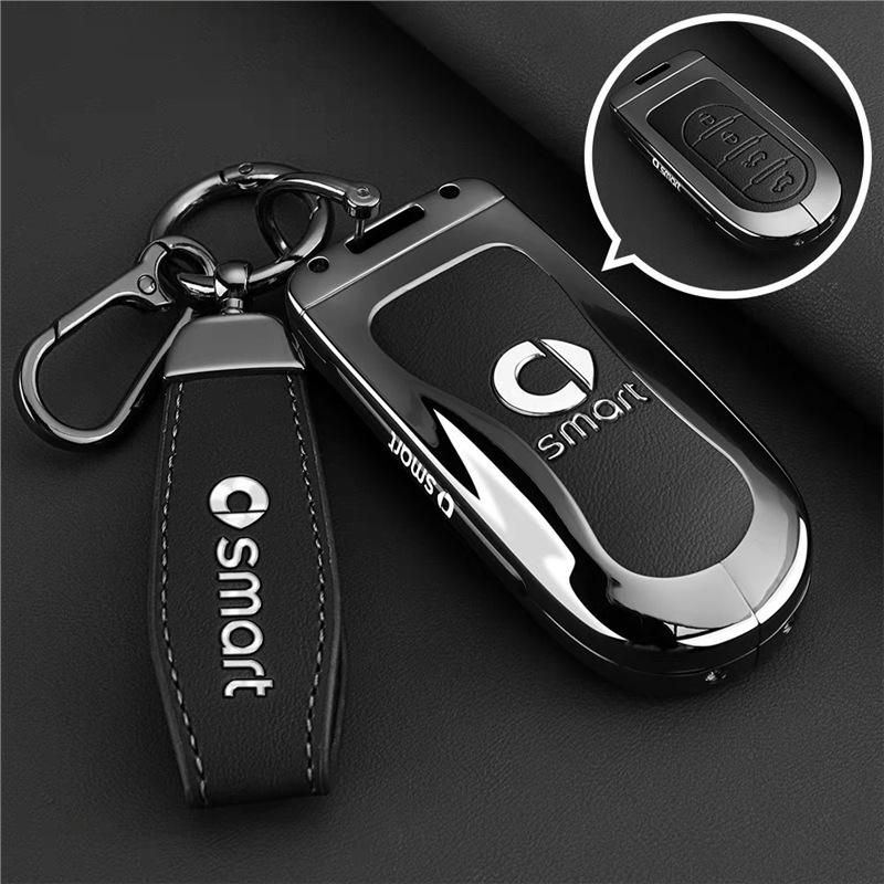 Compatible Mercedes Smart 5th Gen Key Case for 24/25 Models – Car Shell Buckle Pouch