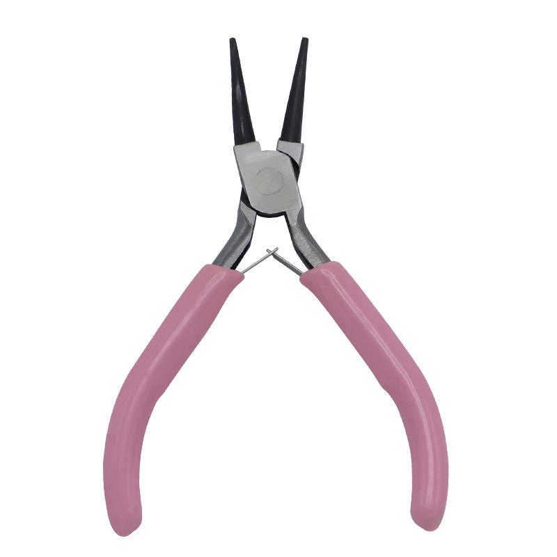 5-Inch Mini Multifunctional Pliers Set: Needle-Nose, Tiger, Round-Nose, Angled - Perfect for Jewelry DIY and Handmade Accessories.