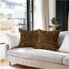 18X18 Inch Classic Leopard Print Throw Pillow, Soft Skin-Friendly Cushion, Stylish Home Sofa Decor Pillow Ideal Family Gift