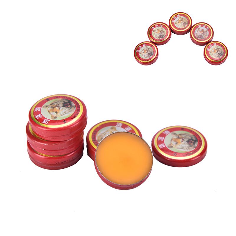 Baume du tigre, pommade anti-douleur, Massage, rouge et blanc, douleurs musculaires, 5 pièces