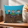 Cartoon CClarence fun  Cushion Cover Pillow Cover Decor Pillowcase Printed Cushion Case for Couch