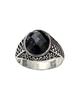 Onyx Stone Silver Ring 240053754G09Y