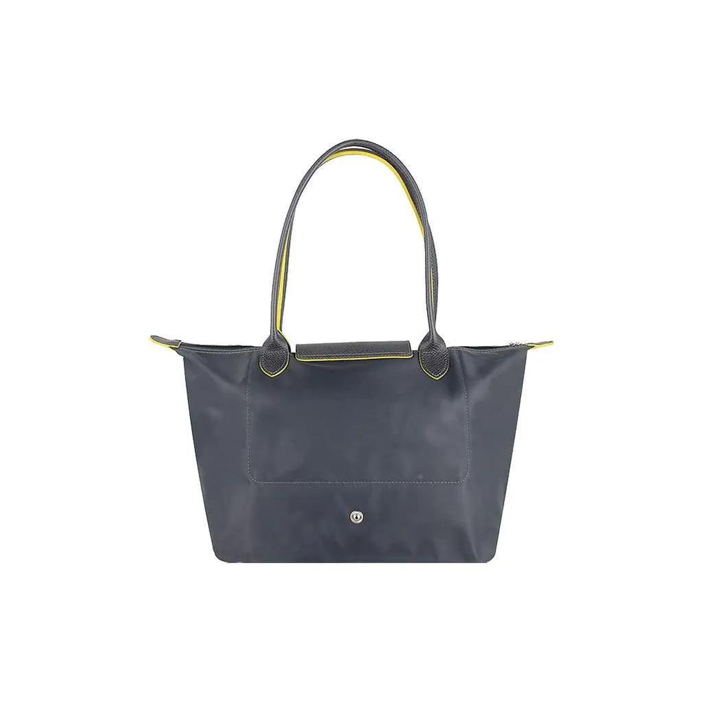 LONGCHAMP Le Pliage Club Canvas Shopping Bag , Dumpling Bag , One Shoulder Handbag Medium Women's Metal Gray (Unisex) Shoulder Bags 2605619300