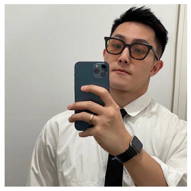 

Мужские солнцезащитные очки в стиле ретро: Летняя защита от УФ-лучей, Xiaohongshu INS Корейская мода Black frame, tea lens