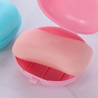 Portable Container Shower Holder Soap Storage Box Bathroom Soap Case Dish Plate Case Soap Box