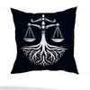 Lawyer Unique Justice Pillow Case Square Double-Sided Printing Short Plush Sofa Cushion Cover Bedroom Bedside Pillow