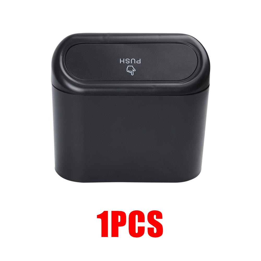 1Pcs Car Trash Can With Lid Small Car Trash Can Leak-Proof mini Cars Accessories Car Organizers and Storage for Auto Office Home