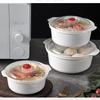 Microwave Oven Special Box Heated Soup Pot Rice Steamed Hot Steamed Buns With Lid Eco-friendly Food Grade Outdoor Tableware