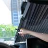 Parasolar pentru geam din față MARE pentru mașină Parbriz retractabil Perdele pentru soare Parasolar Umbra de vară Bloc UV Protector solar Parbriz spate