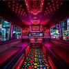 Mixweer 118 x 39 Inch Disposable Circle Dot Neon Dance Floor 80 90s Party Decorations DIY Plastic PE Dance Floor Neon Carpet Runner Aisle Runner