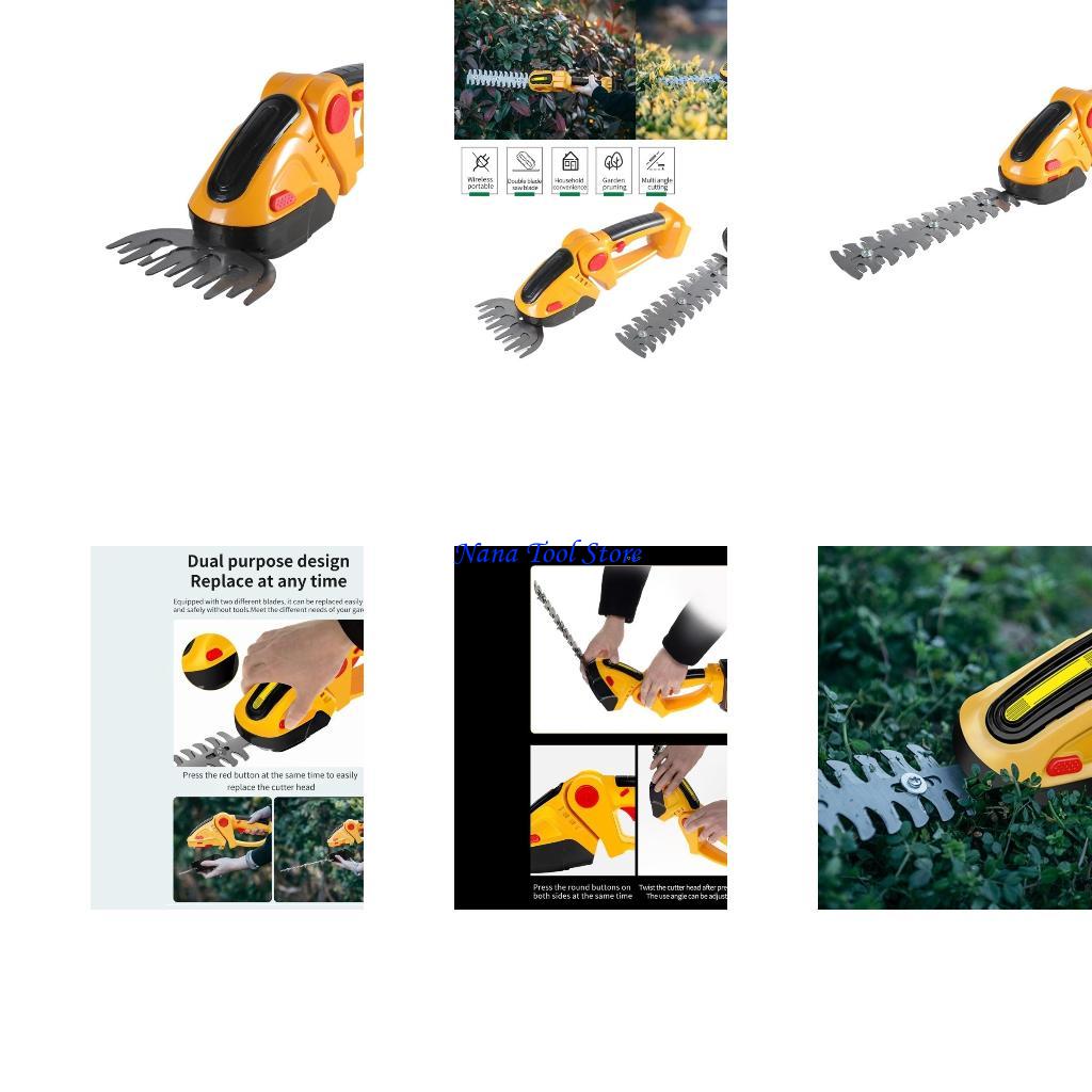 

31GJ Cordless Grass Hedge Trimmer Battery Rechargeable Shear Hedger Cordless Garden China Mainland