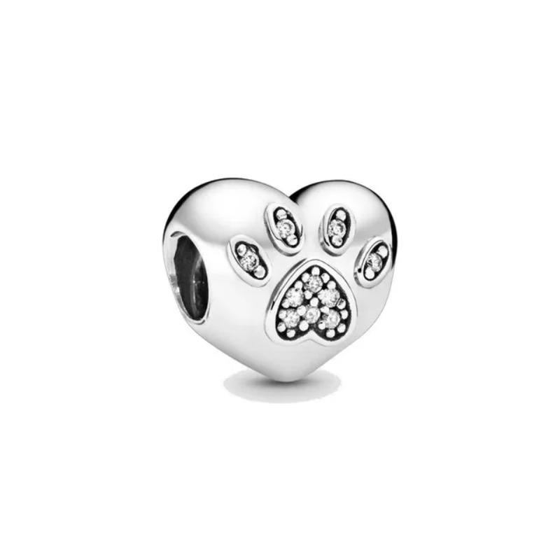 Newest 925 Silver Charm Bracelet Forest Animal Series Jewelry for Women Kangaroo Owl Swan