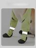 New Dog Dust Pants Four-legged Straps Waterproof and Anti-take-off Going Out Dog Shoes Medium and Small Dogs Do Not Lose Their Feet Pet Shoes