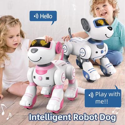 RC Robot Electronic Dog Robot Dog Stunt Walking Dancing Toy Intelligent Touch Remote Control Electric Pet for Children's Toys