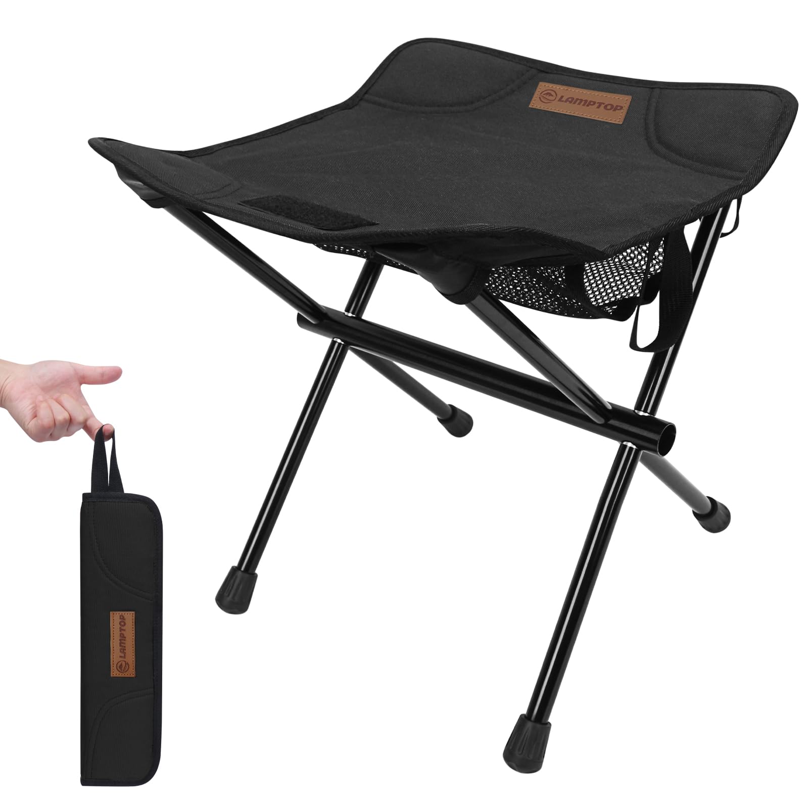 

Уличный стул LAMPTOP, компактный стул, высота 34 см, сверхлегкий, вес 520 г [в комплекте инструкция на японском языке] складной стул, походный стул,