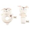 Baby Soft Rattle Toys Animal Shapes Soft Hand Rattles Plush Toys Baby Early Education Soothing Toys Puppy