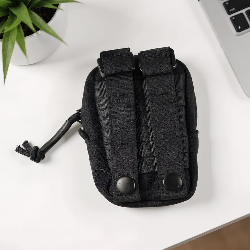Small Tool Bag Lightweight Outdoor Accessories Bag Multi-Purpose Versatile Coin Card Purse for Travel Camping Hiking Emergency