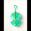 Cute Smiling Dinosaur Plush Keyring Bag Charm (green/blue)
