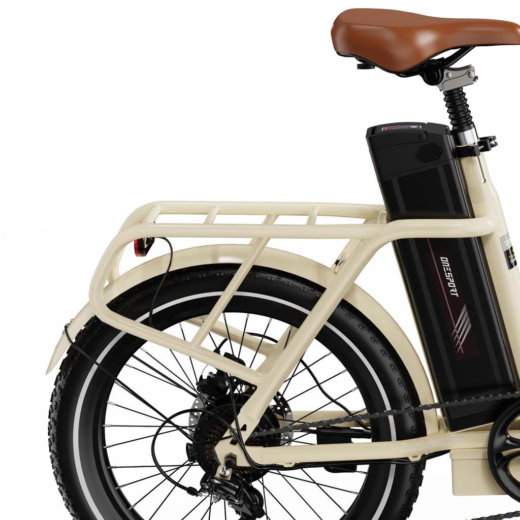Bicicletta elettrica pieghevole ONESPORT OT16 PRO, motore 250W, batteria 48V 17AH, velocità massima 25km/h, autonomia 120km, pneumatici 20*3.0 pollici