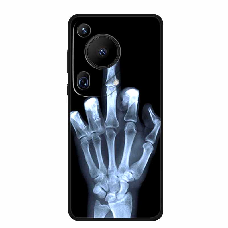 For Huawei Pura 70 Pro Ultra Case Pura70 Pro Black Silicone Soft Back Cover Case For Huawei Pura 80 Pro Ultra Phone Case Pura80