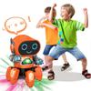 Robot Toy, Six-Claw Walking Octopus Robot, Electric Dancing Robot Toy, Fun Octopus Robot with Music and Lights,Intelligent Robot for Kids