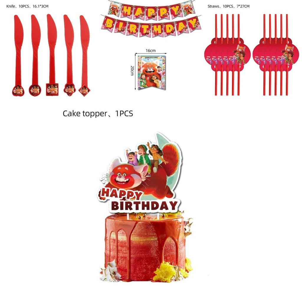 Make Your Child's Birthday Party Extra Special With Turning Red Themed Decorations