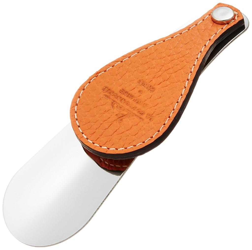 Cordonnerie Anglaise Short Metal Shoehorn No Sizes Available Men's (9562720), Silver/Orange,