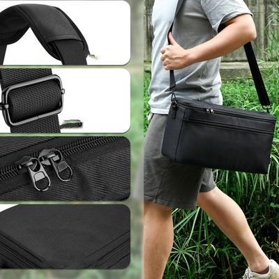 Speaker Shoulder Bag with Strap, Water Resistant Storage Pocket