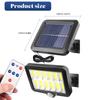 LED Solar Street Light Super Bright Motion Sensor LED Garden Wall Lamp Security Flood Lamp Outdoor IP65 Waterproof Wall Light