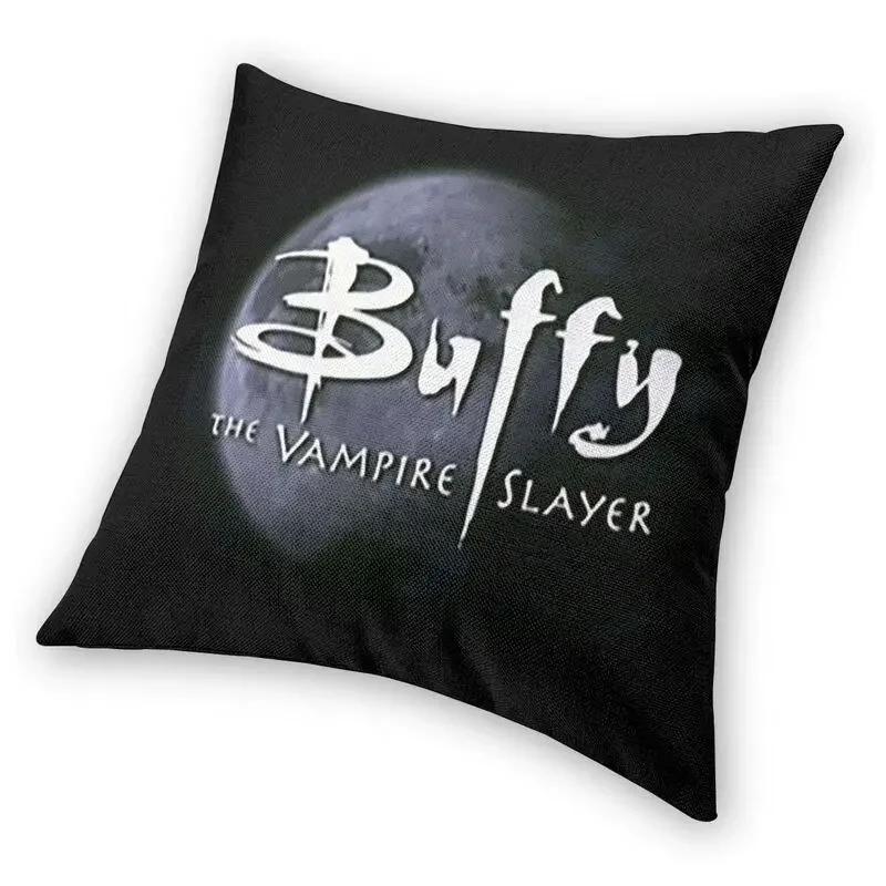 Buffy Kissenbezug 45x45 Heimdeko Druck Buffy The Vampire Slayer Sofakissen für Wohnzimmer Doppelseitig