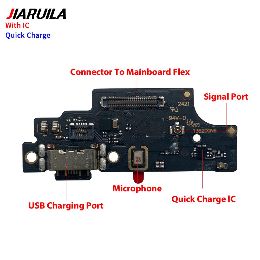 Deska s USB nabíjecím portem Flex kabel Konektor Díly Pro Xiaomi Redmi Note 11 Pro 1G 1G Plus Note 11 Pro Modul mikrofonu s IC