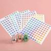 1-500 Embroidery Tool Box Paper Distinguish Diamond Paint Storage Package Label Waterproof Digital Label Number Stickers Tags