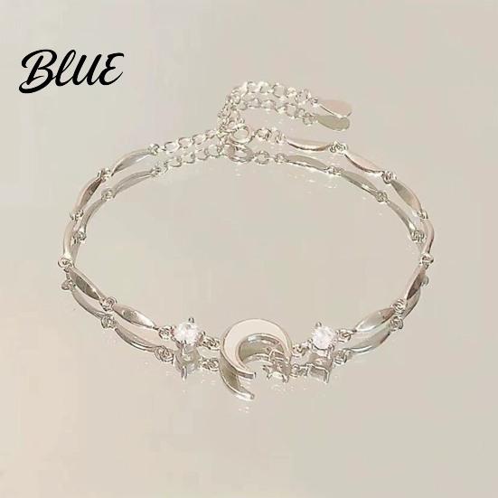 Elegant Rhinestone Bracelet Pink Zircon Sakura Bow Flower Chain Bridesmaid