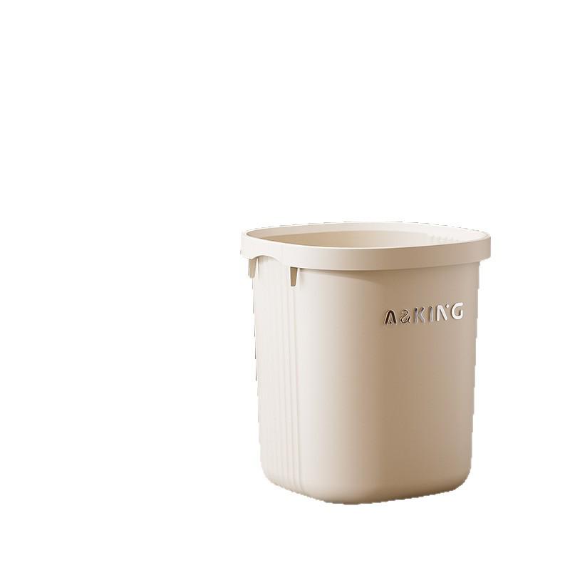 Luxury High-Capacity Trash Can: Stylish Bathroom, Living Room, & Bedroom Bin