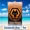 Beach Towel Custom Name Text, Quick Dry Large Towel For Beach HomeWolverhampton Wanderers