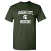 Michigan State Spartans Arch Logo Medicine - University T Shirt - Forest