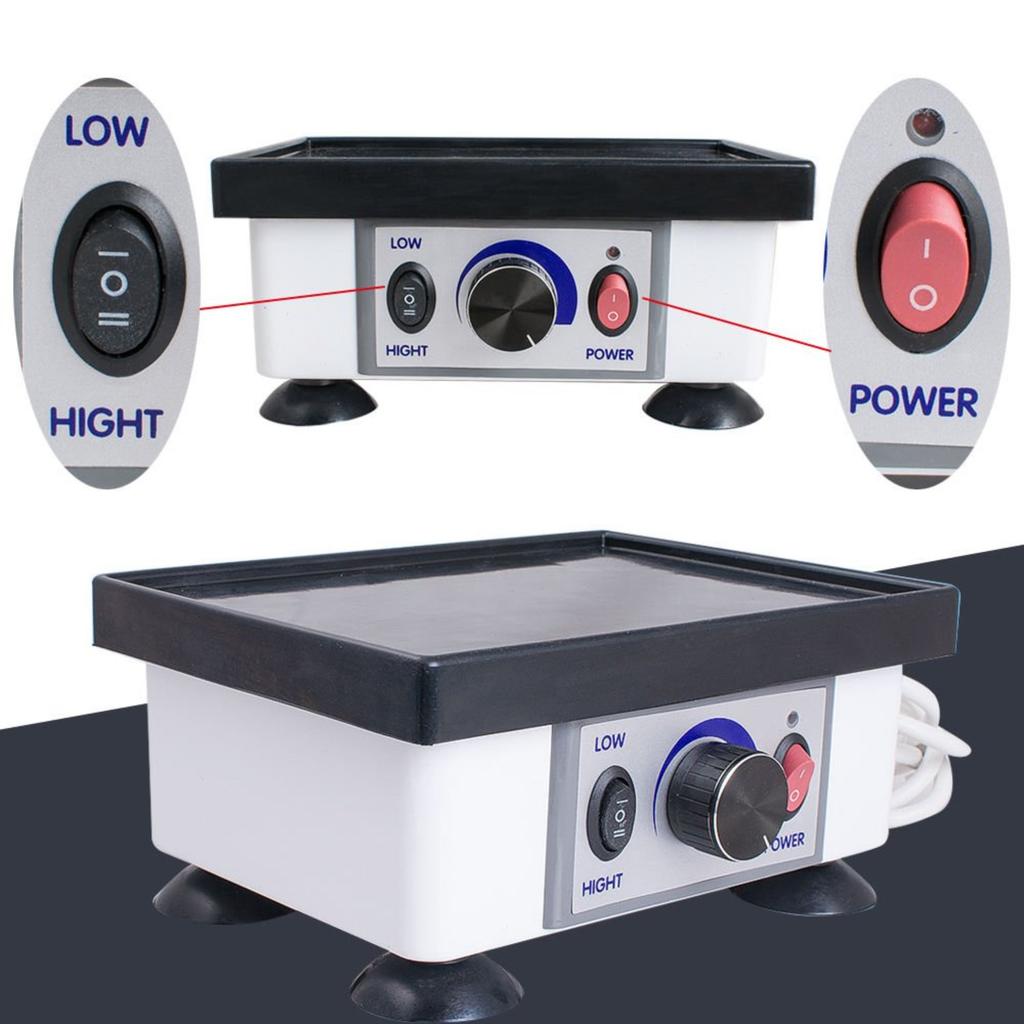 Dental Lab Square Quartet Vibrator JT-51B High Efficency Vibrating Machine Dental Oscillator Shaker Machine