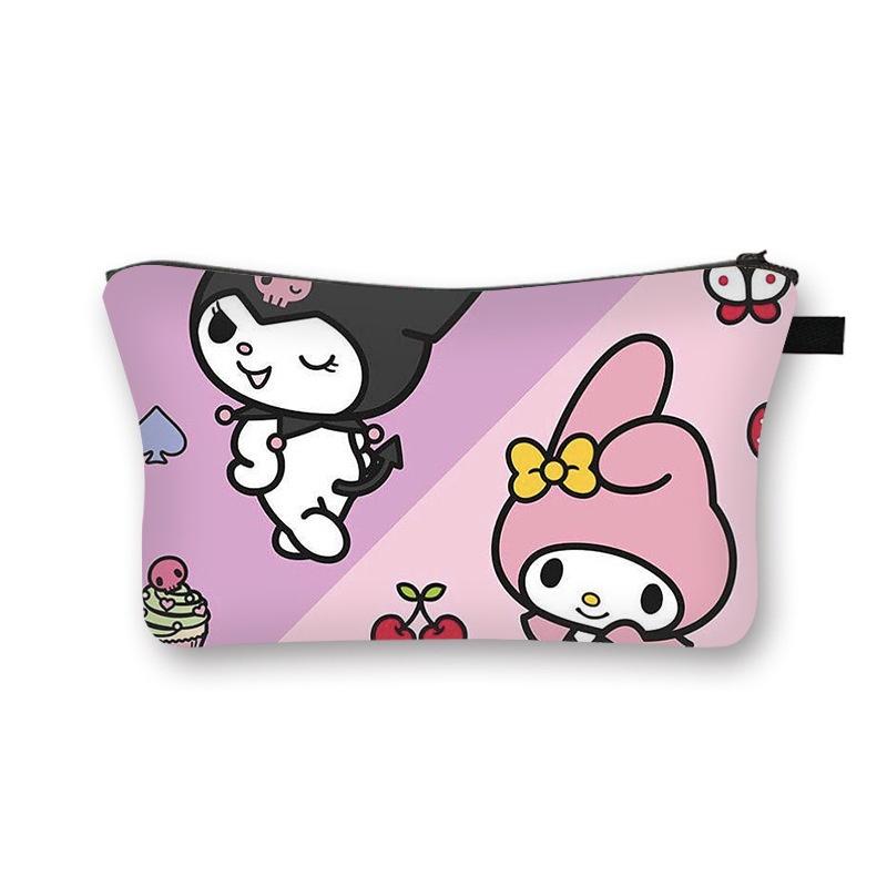2023 Summer New Style Sanrio Cute Sweet Girl Makeup Bag Cartoon Student Storage Bag Wholesale