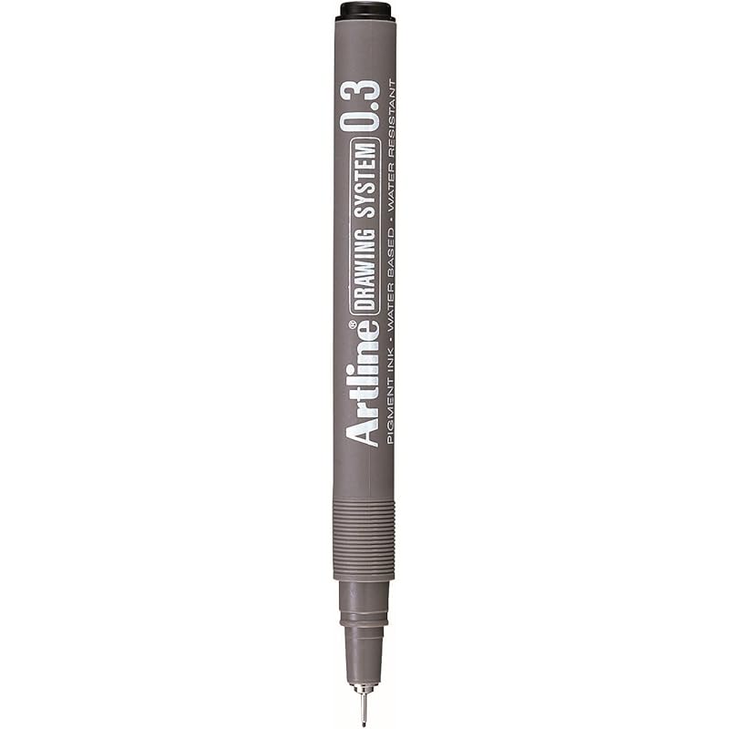 

Artline Drawing System 0.3 Mm Tip (Black) (2 Pcs) 0 чорний
