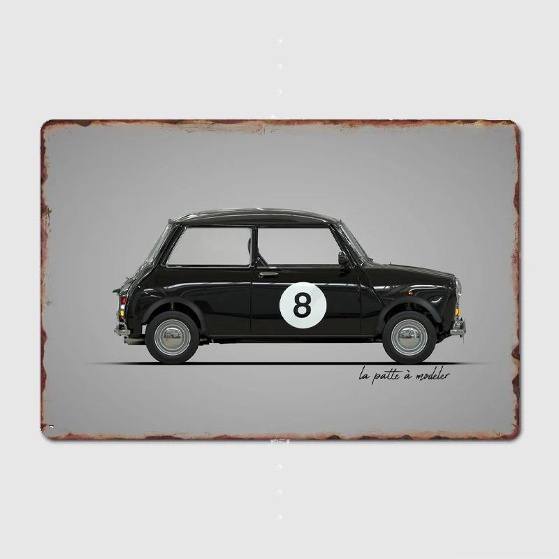 Austin Mini N8 Cooper Poster Metallplakette Kino Garage Club Bar Retro Plaketten Blechschild Poster
