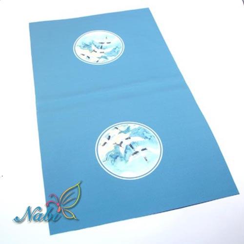 SMTA 29*49cm Knitted Fabric Cotton The Cloth Tissu Au Metre Flowers Embroidery Patchwork DIY Fabrics  1pcs Rayon Thicken