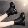 Thick-Soled Platform Hidden Heel Anime High Heels - Spring/Autumn Women's Shoes for Slim Feet; Martin Boots Style