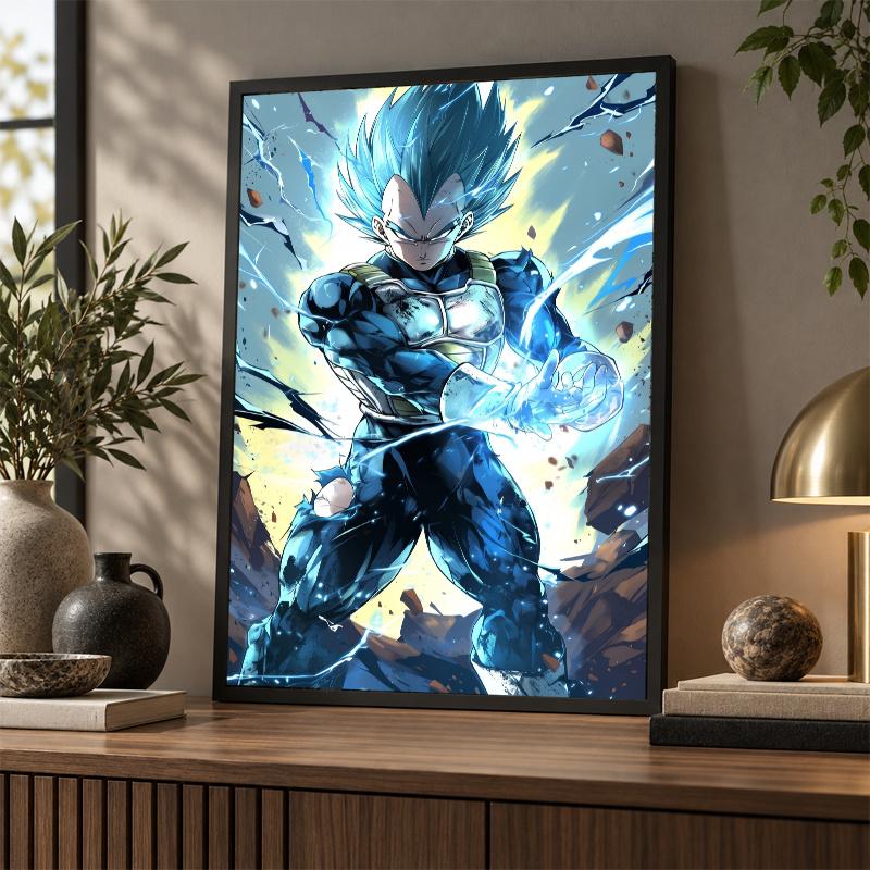 5D Diamond Painting Dragon Ball Vegeta DIY Full Drill Diamond Art Kit Home Decoration