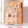 Iron Art Cutting Board Holder Space Saving Chopping Board Organizer Pot Lid Rack Shelf  Home