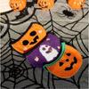 Haustier Speichel Tücher, Halloween und Geisterfest Elastische Krawatten Dekorationen, Hund und Katze Kürbis Geist Cartoon Stickerei Zubehör