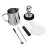 Coffee Making Tamper Set Milk Frothing Pitcher Latte Art Pen Coffee Tamper Mat Needle Type Coffee