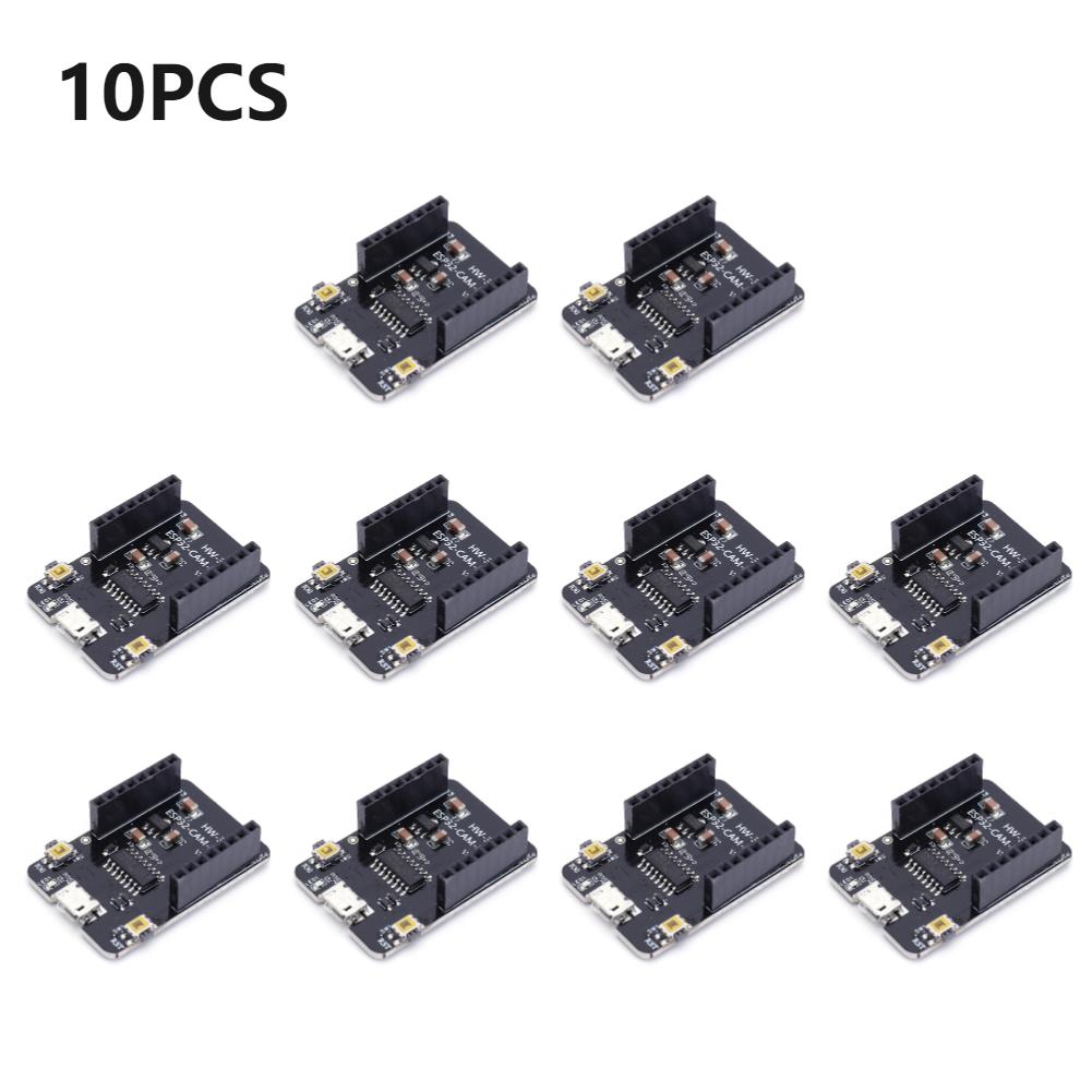1-30PCS ESP32-CAM WiFi Bluetooth Camera Module Programming Development Board CH340 Serial To USB Backplane TTL Downloader Module
