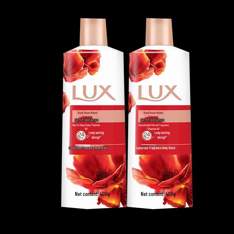 Lux Lavish Fragrance Body Wash, Drunk Orchid, 2x400g