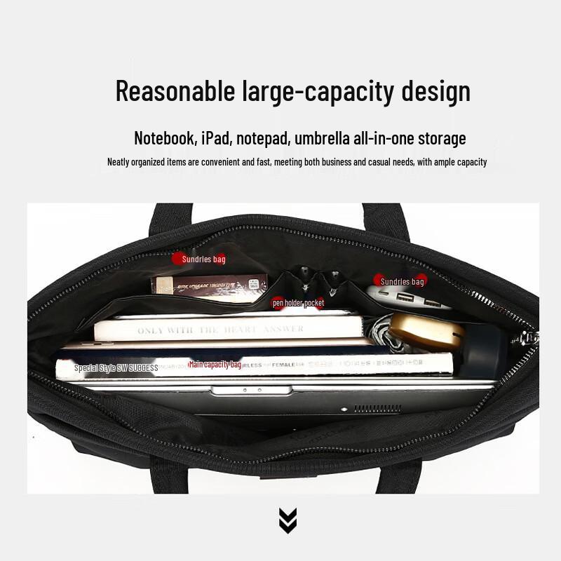 Men's Oxford Cloth Business Briefcase