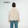 MO&Co. RECTO Collaboration Plush Collarless Short Jacket